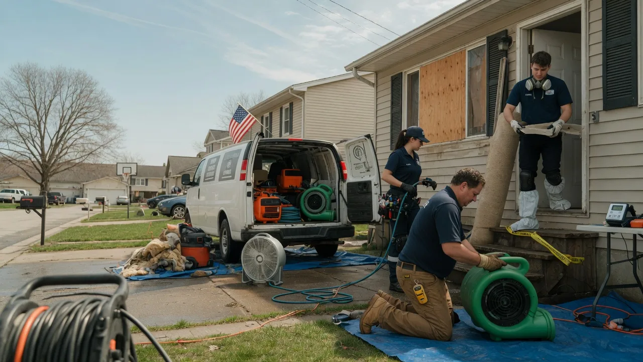Water Damage Restoration in Lakewood, IL near me
